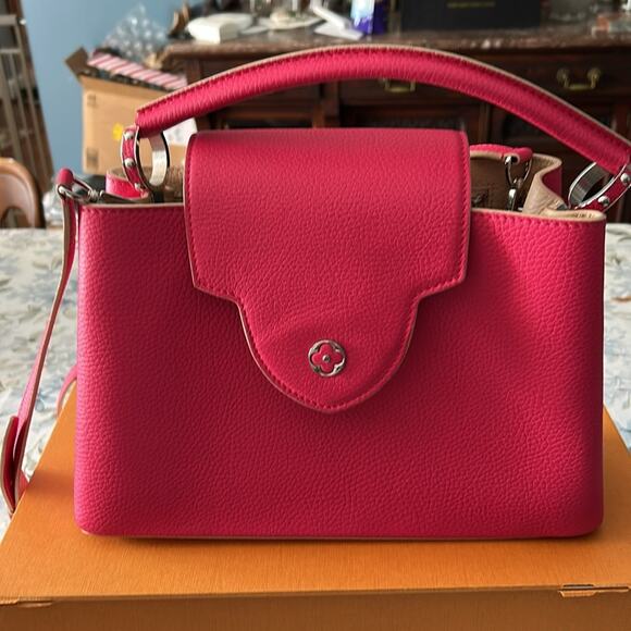 WITH BOX Louis Vuitton $7,000 Pink Capucines Must Have Bag - Picture 2 of 11